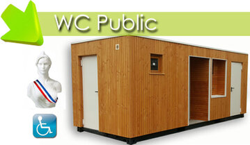 toilettes public container