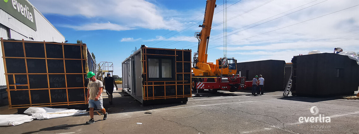 Maison container Usine