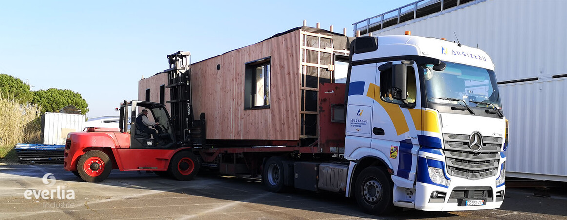 maison container chargement maison container chargement