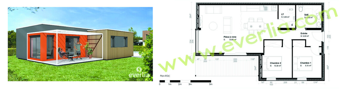 Maison container studette