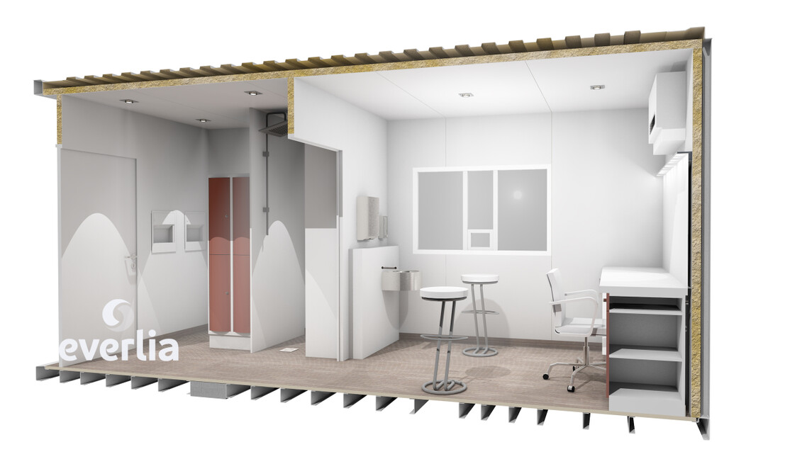 cellule d'urgence container