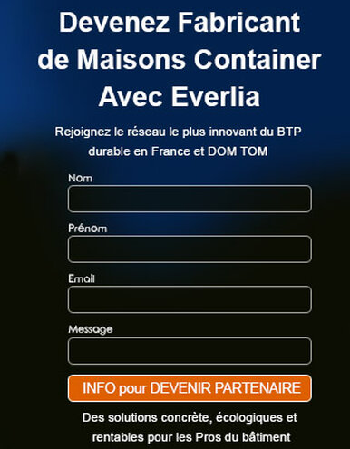 constructeur formulaire partenaire maison container